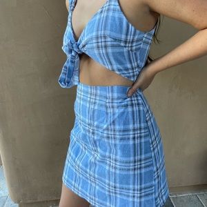 REVOLVE PLAID DRESS